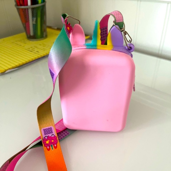 NWOT Rainbow Unicorn Pop It Mini Purse - Picture 14 of 15